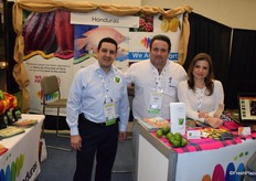 Adolfo Fonseca, Juan Mena and Sofia Cerrato from Honduras